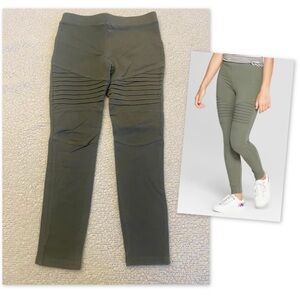 Art Class Girls Size 6/6x Motto Leggings Olive